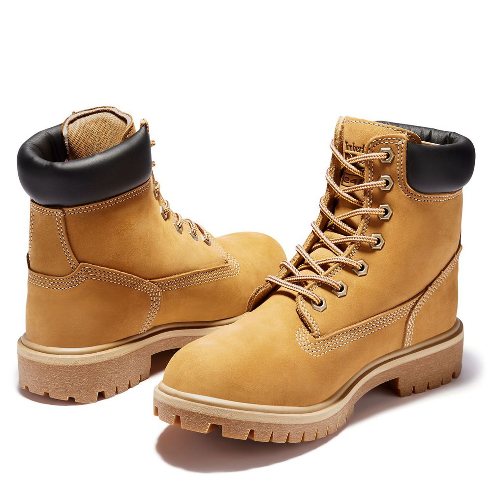 Bocanci De Muncă Timberland Dama Maro - Pro® Direct Attach 6\" Soft Toe - Romania - DXBJKY495